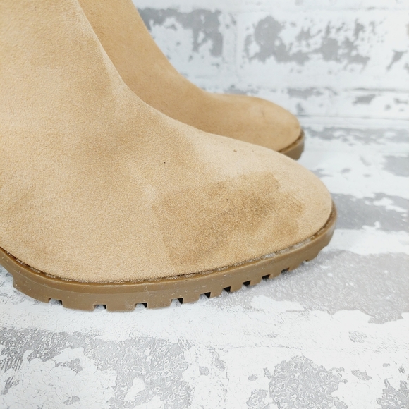 NEW Blondo Tamzin Waterproof Bootie in Tan Suede A250 - Picture 6 of 15